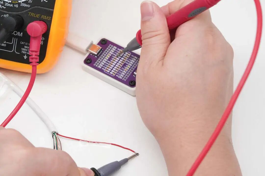 Tutorial for Judging the Wiring Sequence of POWER-Z CT001 Type-C Cable Tester