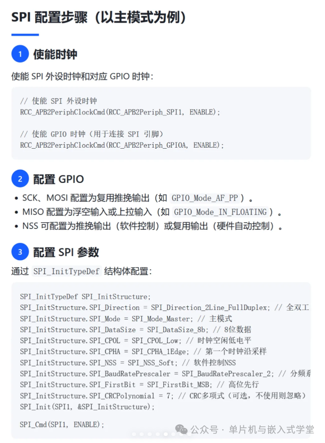 Detailed Explanation of STM32 SPI