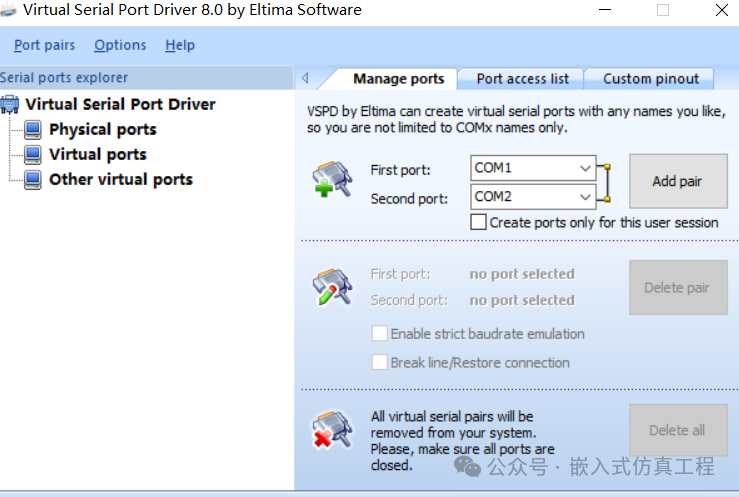 Tips for Debugging Virtual Serial Ports in Proteus