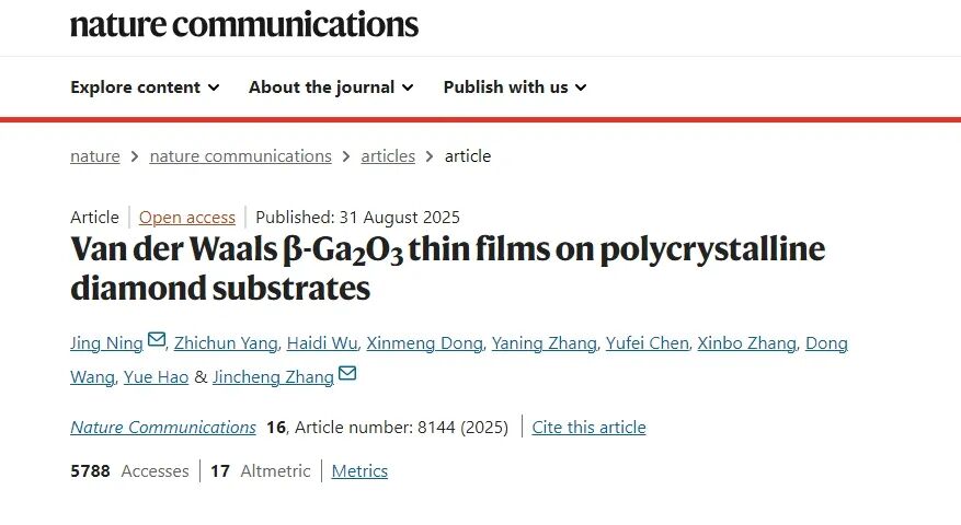 Significant Advances in Domestic Fourth-Generation Gallium Oxide Technology
