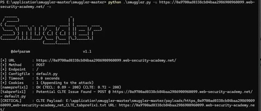 Summary of HTTP Request Smuggling and Automation Testing