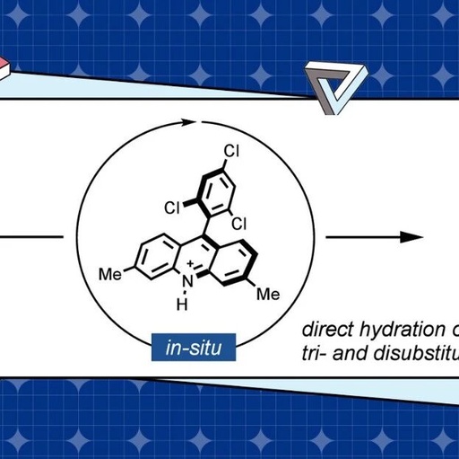 N-Protonated Acridinium Catalyst Enables Anti-Markovnikov Hydration of Unconjugated Tri- and Disubstituted Olefins