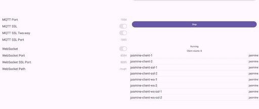 Jasmine - Lightweight MQTT Broker