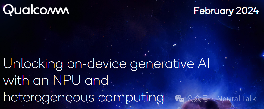 Qualcomm's On-Device Generative AI: Innovations in Hexagon NPU Architecture Achieving 98% Performance Improvement, 0.6 Seconds Image Generation, and 20 Tokens/s LLM Inference