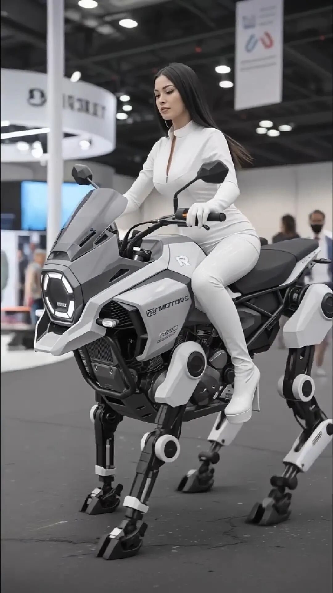 Robot Design: Female Rider Operating a Robotic Horse