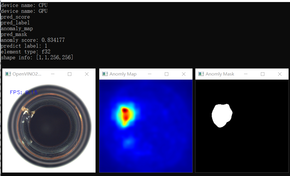 OpenVINO 2025 C++ Deployment of Anomaly Detection Models