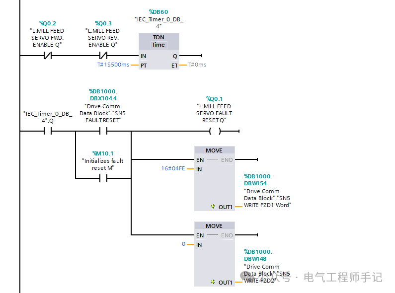 Siemens S7-1200 PLC and SINAMICS V90 Servo Drive PROFINET Communication Control Example