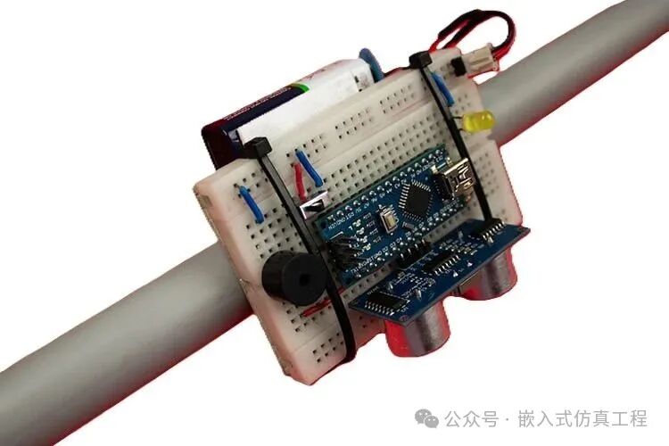 Arduino Nano - Building an Ultrasonic Sensor Blind Stick with Proteus (Complete Code and Simulation Project Link at the End)