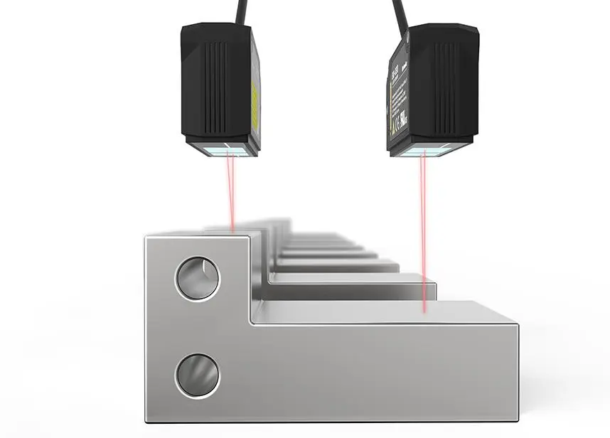 BD Series Laser Displacement Sensors (Retroreflective Type): Stable Measurement of Mirror or Transparent Materials