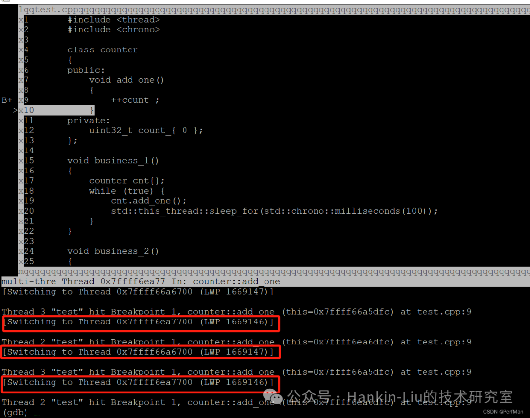 Debugging C++ Multithreaded Programs with GDB