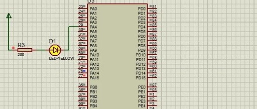 Lesson 1: STM32F4 + Proteus + LED (Standard Library)