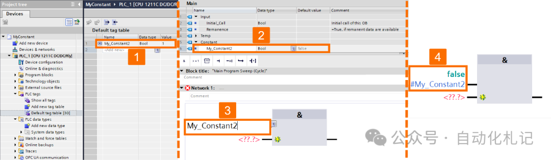 Guide to Constants in Siemens PLC Programming - TIA Portal