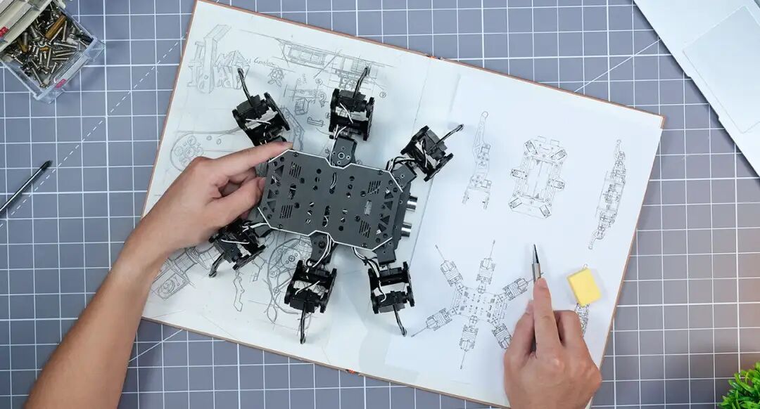Open Source! Mini Hexapod AI Robot with AI Vision and Voice Interaction, Supports Arduino Programming and Sensor Expansion