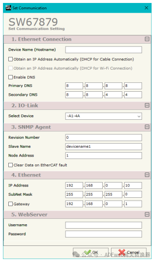 IO-Link to EtherCAT - ADFWEB Gateway Converter - Guangzhou Xinyu IoT
