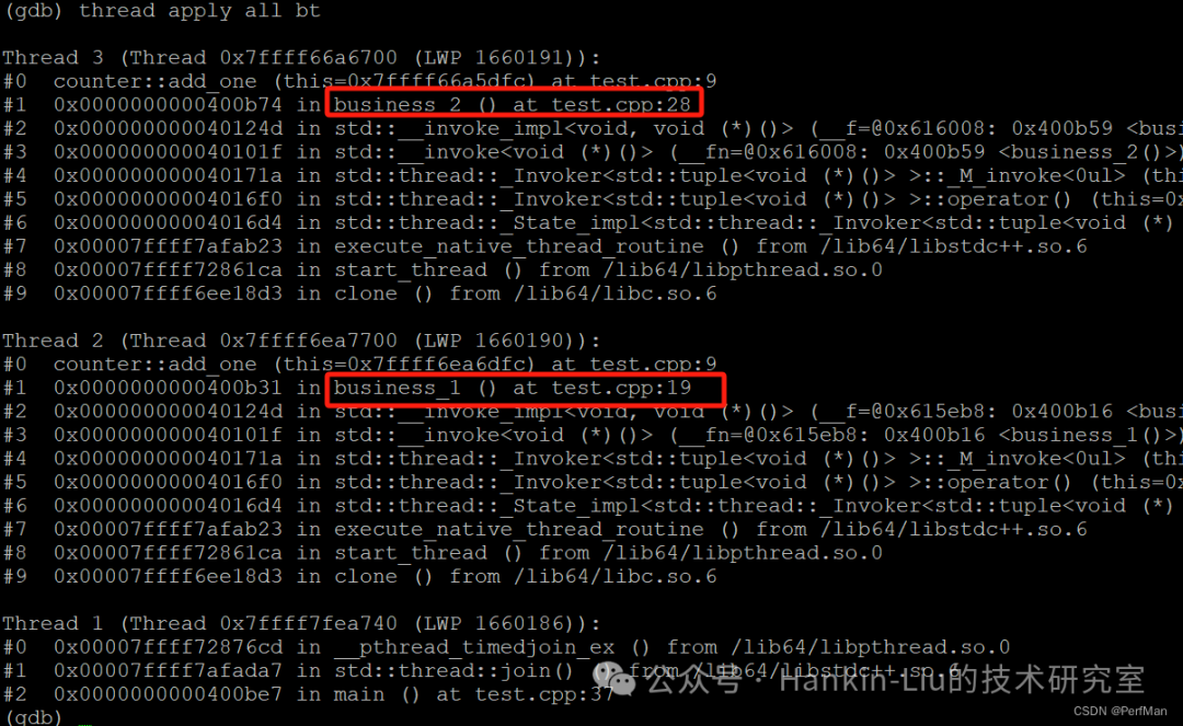 Debugging C++ Multithreaded Programs with GDB