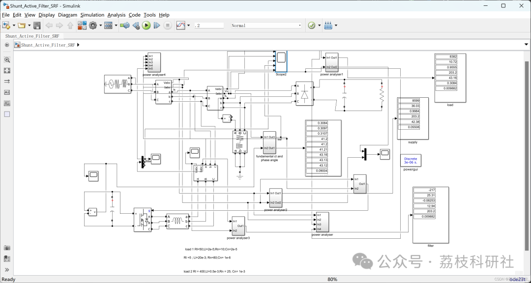 Simulation Circuit of Shunt Active Filter Using SRF Algorithm to Reduce Harmonics and Reactive Power