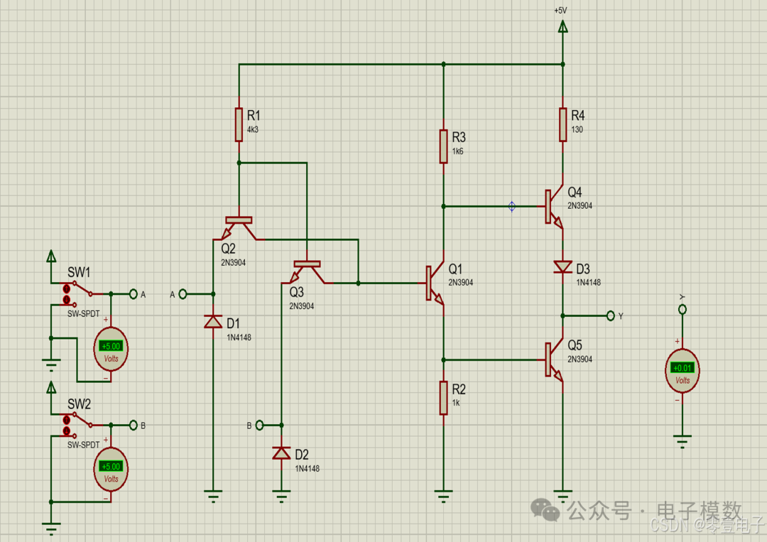 Proteus Digital Circuit Simulation