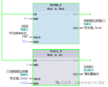 Siemens S7-1200 PLC Analog Application Task Description