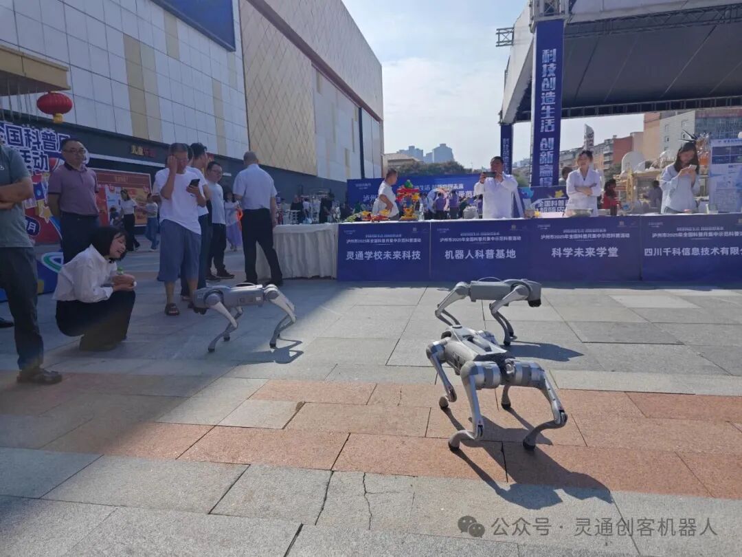 Luzhou Science Popularization Month Opens a New Chapter in Technology - LingTong Maker Robot Ignites Innovation Sparks in Youth
