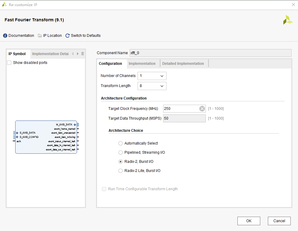 Introduction and Simulation of Xilinx FFT IP