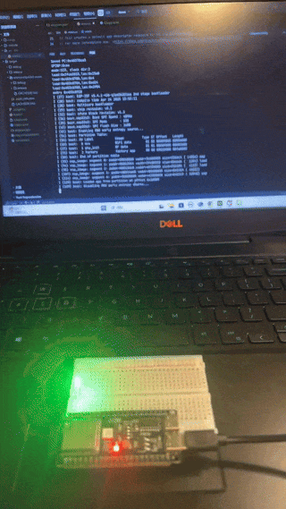 ESP32 Microcontroller LED Control with Rust