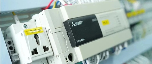Mitsubishi PLC Stepper Motor Control Example: Manual and Automatic Control