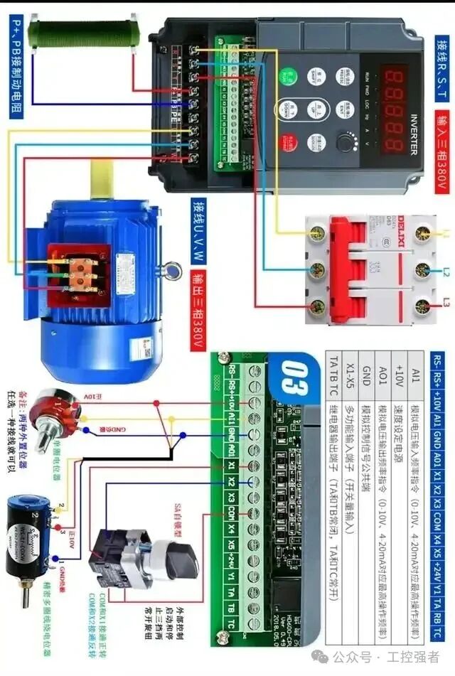 Wiring Diagrams for Frequency Converters, Servo Motors, and PLCs You Will Definitely Need