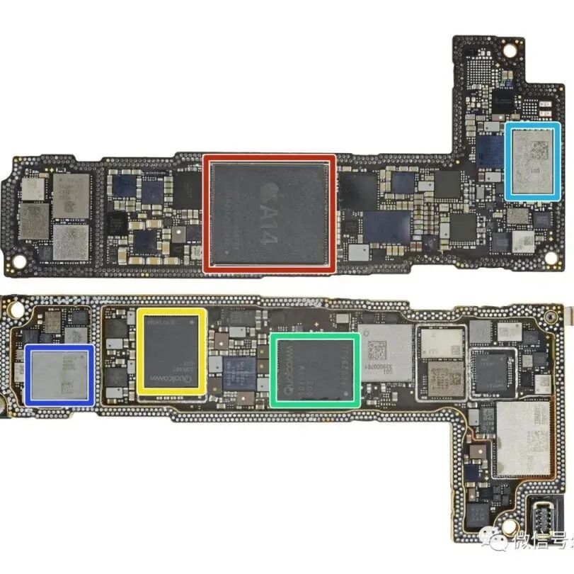 iPhone 16e RF Circuit Board Analysis