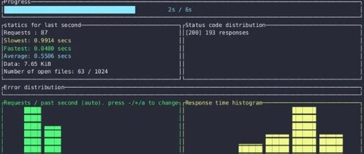 Open Source Rust HTTP Performance Testing Tool - oha