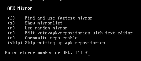 Introduction to the Installation Process of Alpine Linux