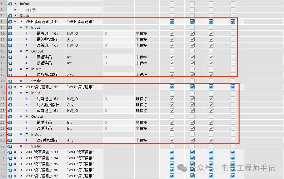 Application Example of Siemens PLC Multi-instance Data Blocks