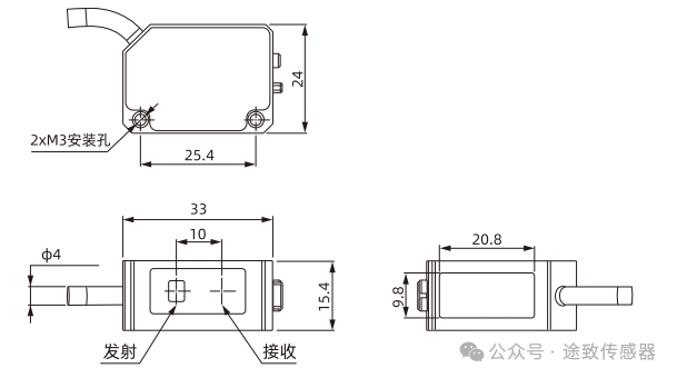 Mini Laser Displacement Sensor - THEGR Series