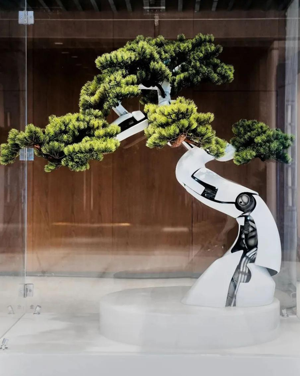 The Artistic Symbiosis Experiment of AI and Robotics