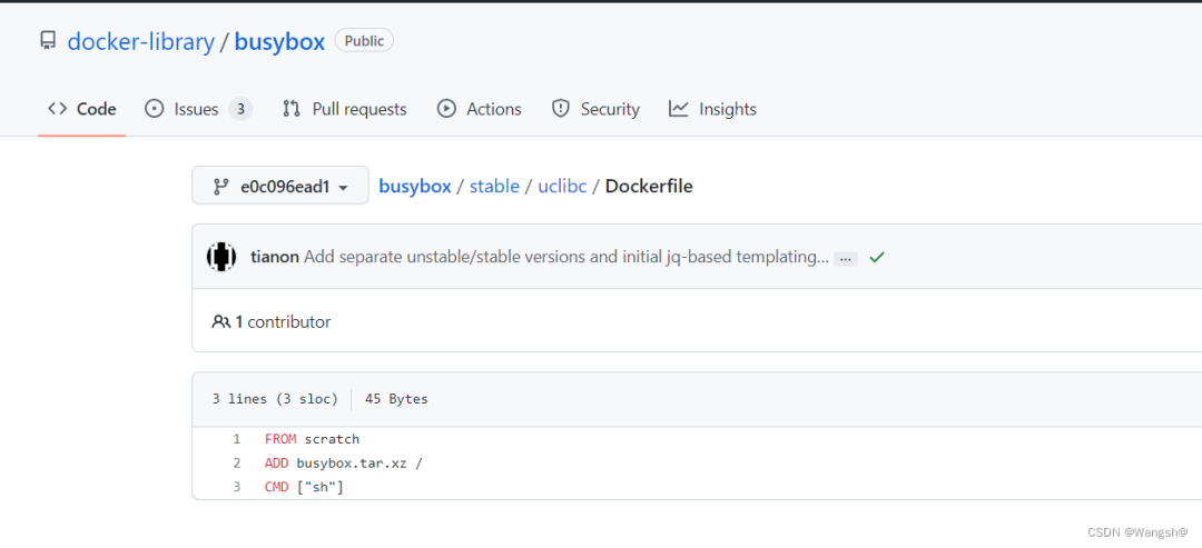 Docker - Layering of Images - Creating a BusyBox Image