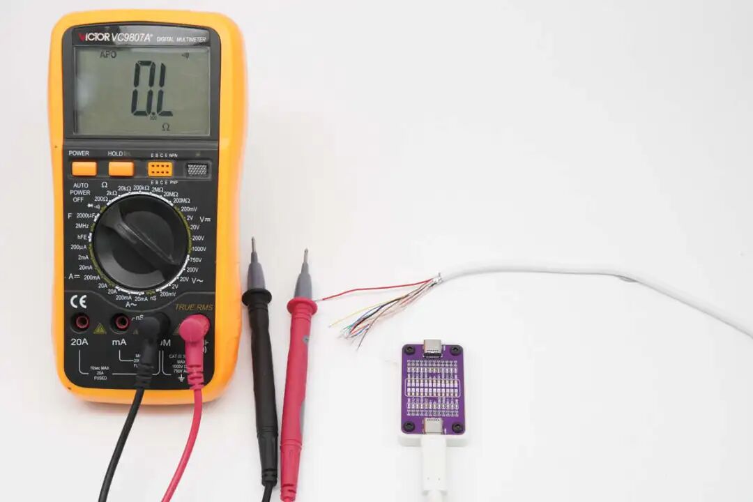 Tutorial for Judging the Wiring Sequence of POWER-Z CT001 Type-C Cable Tester