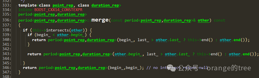 Learning Boost Library Date Intervals through C++ Source Code