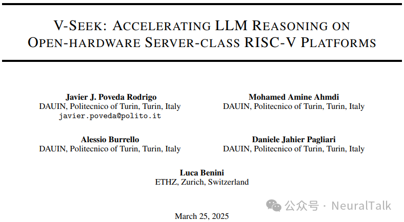 3x Inference Acceleration on RISC-V CPU! V-SEEK: Accelerating 14B LLM on SOPHON SG2042