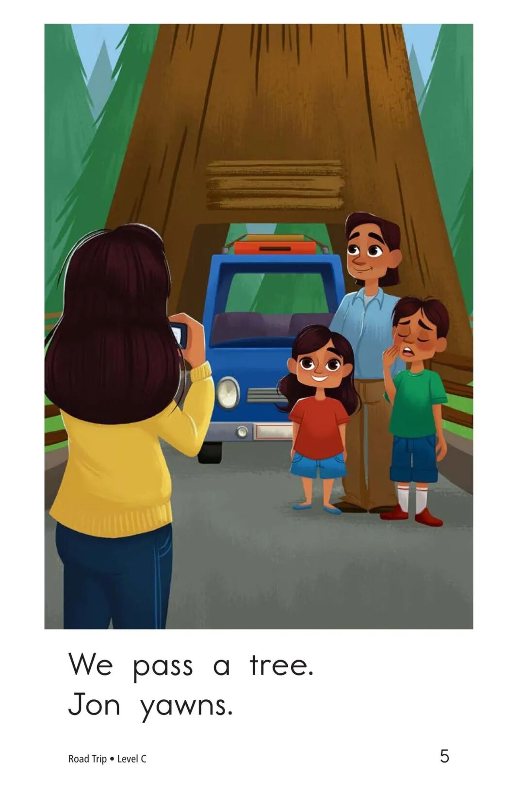 RAZ Level C Reading: 'Road Trip'