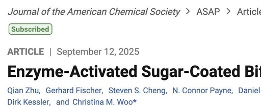 Literature Sharing | J. Am. Chem. Soc | Enzyme-Activated Sugar-Coated Bifunctional Degraders