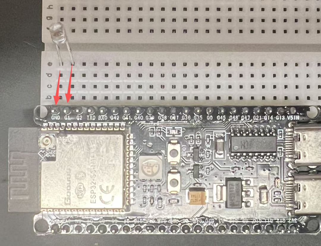 ESP32 Microcontroller LED Control with Rust