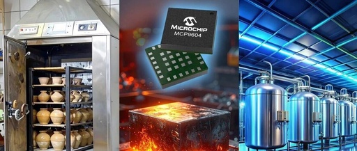 Microchip Launches Four-Channel Integrated Thermocouple Conditioning IC MCP9604 Achieving ±1.5°C System Measurement Accuracy