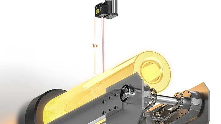 BD Series Laser Displacement Sensors (Retroreflective Type): Stable Measurement of Mirror or Transparent Materials