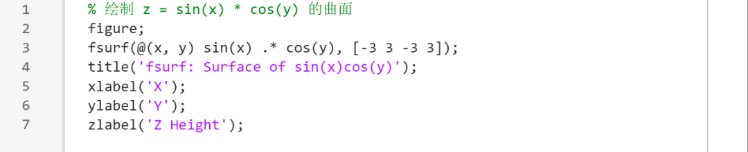 Hui Xue (25): Learning MATLAB 3D Surface Plotting