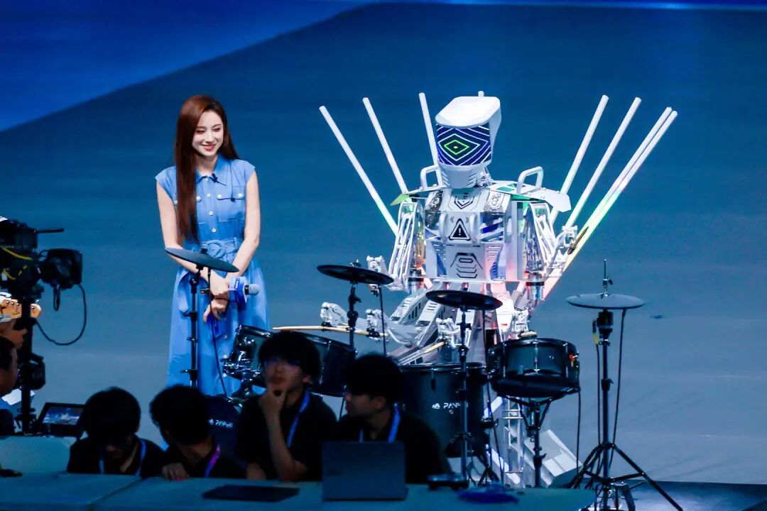 The First World Humanoid Robot Sports Games Opens, Featuring AI Humanoid Robots in Formation