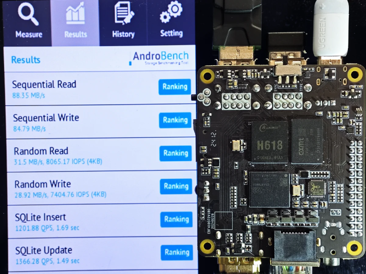 Low Power Yet Smooth: Compatibility Testing of Yangtze Memory Technologies EC150 with Allwinner H618