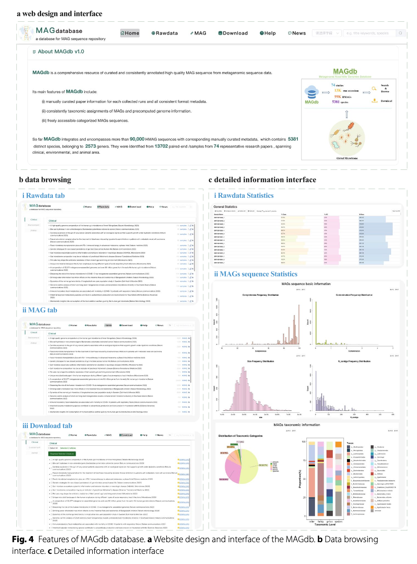 MAGdb: A Comprehensive High-Quality Repository for Exploring Microbial Metagenome-Assembled Genomes