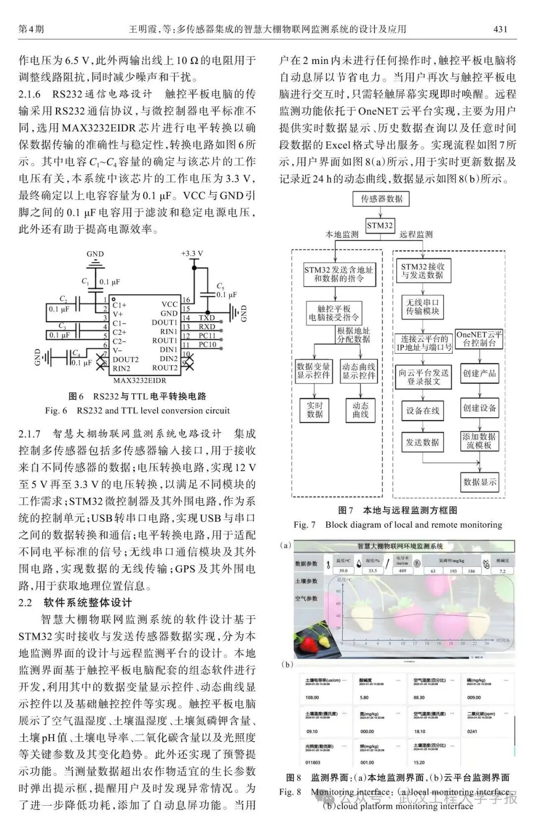 Design and Application of an IoT Monitoring System for Smart Greenhouses with Multi-Sensor Integration