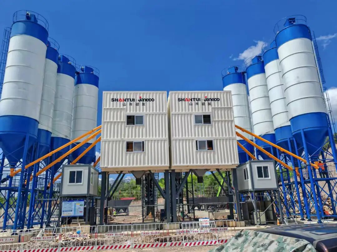 Successful Application of Shantui Concrete Mixing Plant Digital Sensor Control System