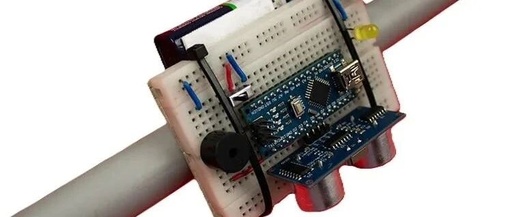Arduino Nano - Building an Ultrasonic Sensor Blind Stick with Proteus (Complete Code and Simulation Project Link at the End)