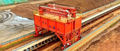 The First Smart Ecological Robot in Tangshan Port's Jing-Tang Port Area is Now Operational